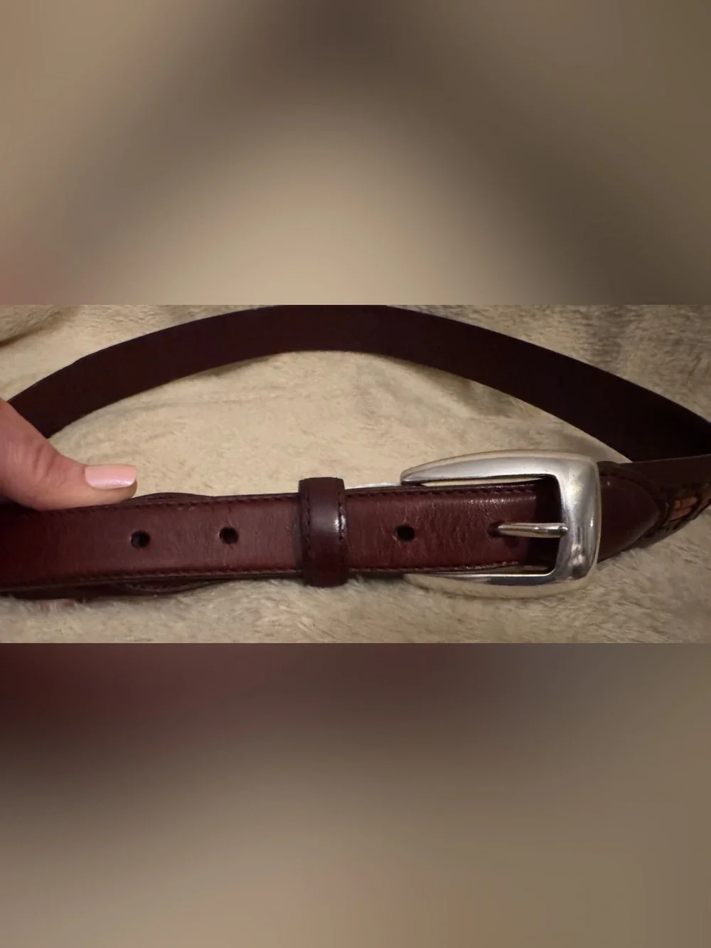 Like New Women’s Brighton Leather Belt Size 38